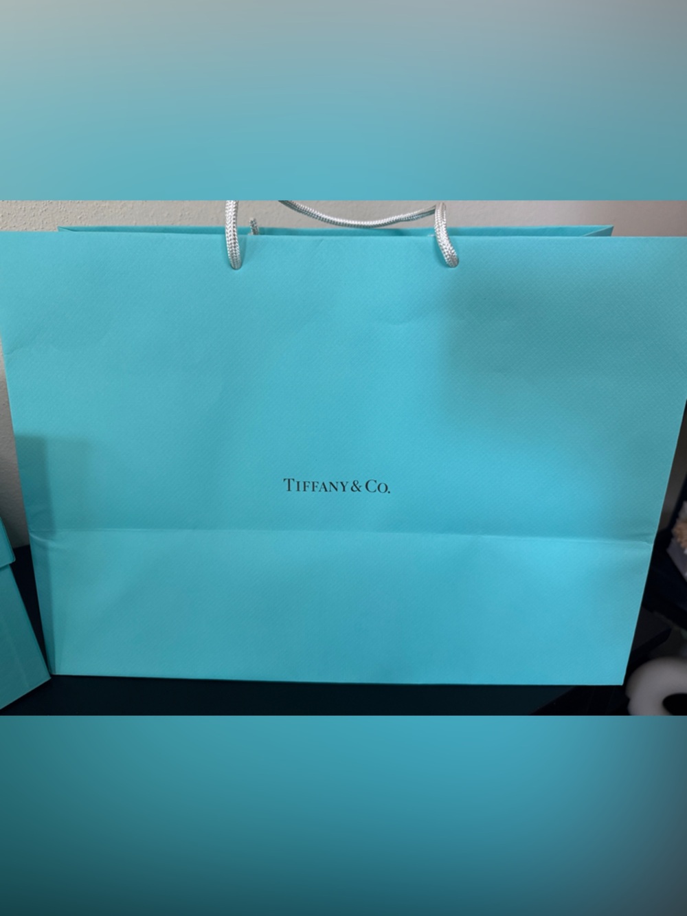 Tiffany & Co. Clear Crystal Wine Glasses with Iconic Blue Box - Picture 7 of 8